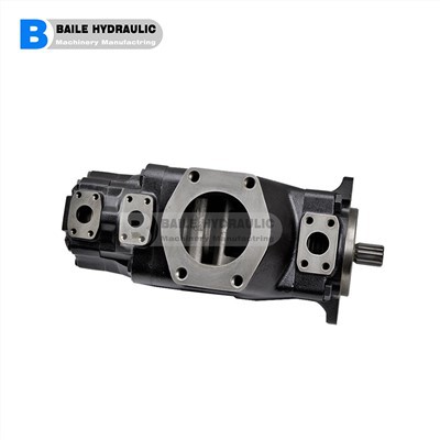 PARKER DENISON T67DBB, T67DCB, T6DCC, T67DDBS, T6DDCS, T67EDB(S), Cyfres T6EDC(S) Pwmp Vane Triphlyg Dadleoliad Sefydlog